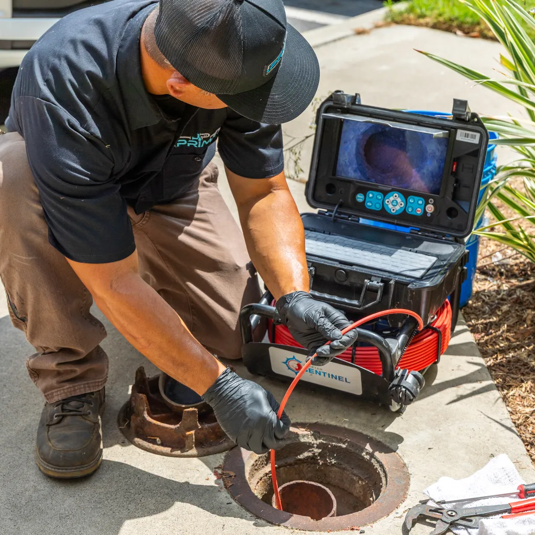 Sewer camera inspection by JP Prime Inc.